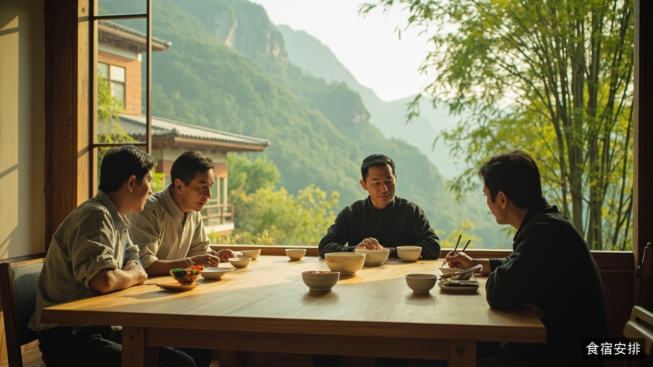 住哪儿、吃什么呢？刘绥滨青城太极清修营青城派的食宿安排