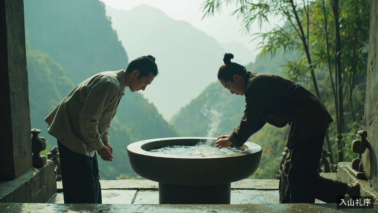 开山礼序为什么要焚香净手？青城山刘绥滨太极清修营的入山仪式