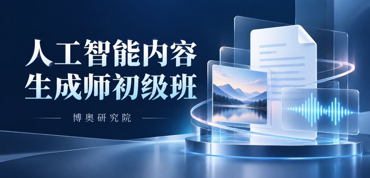人工智能内容生成师初级班
