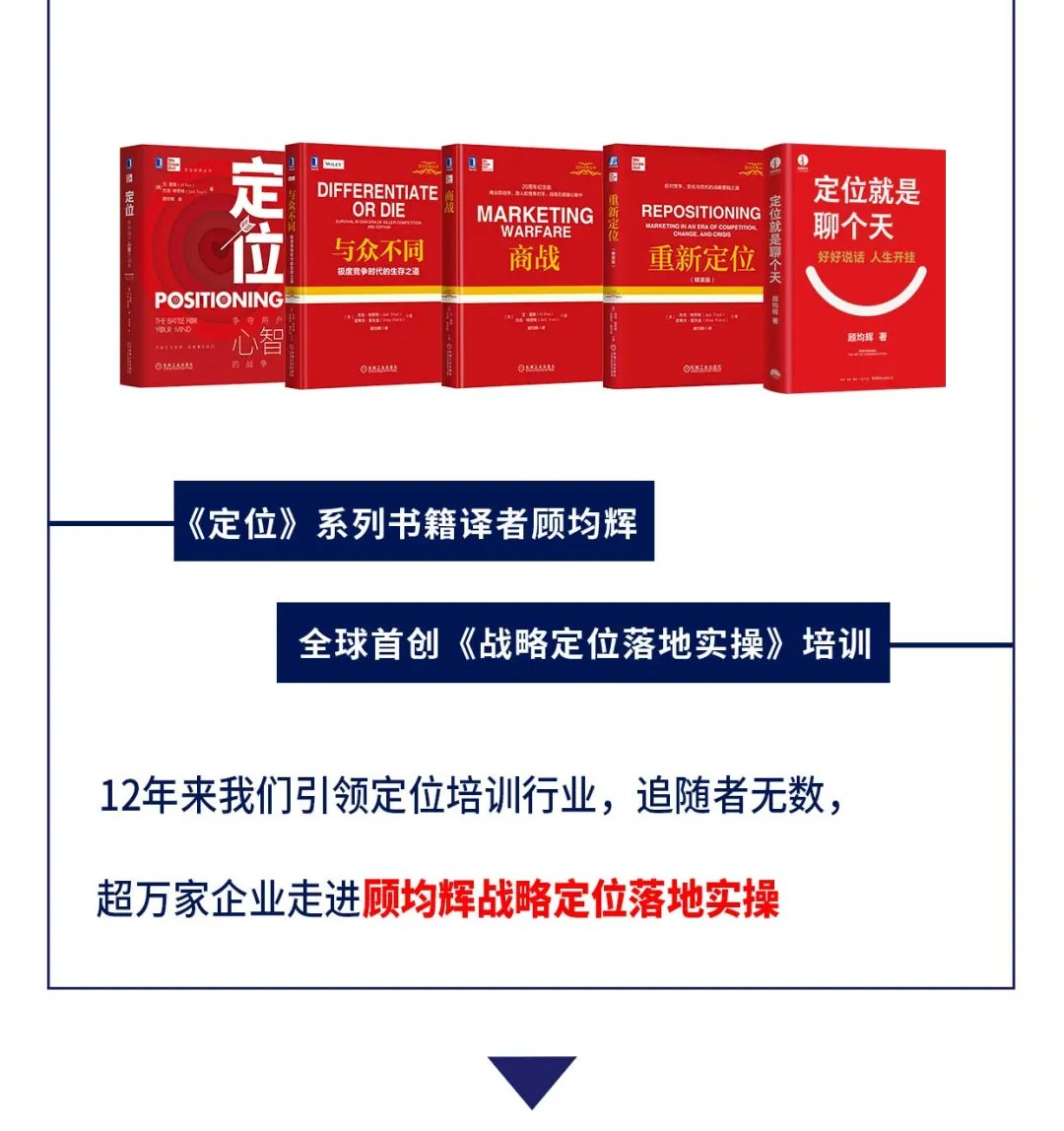 顾均辉战略定位第198期《战略定位落地实操》2026年11月21—23日广州开课