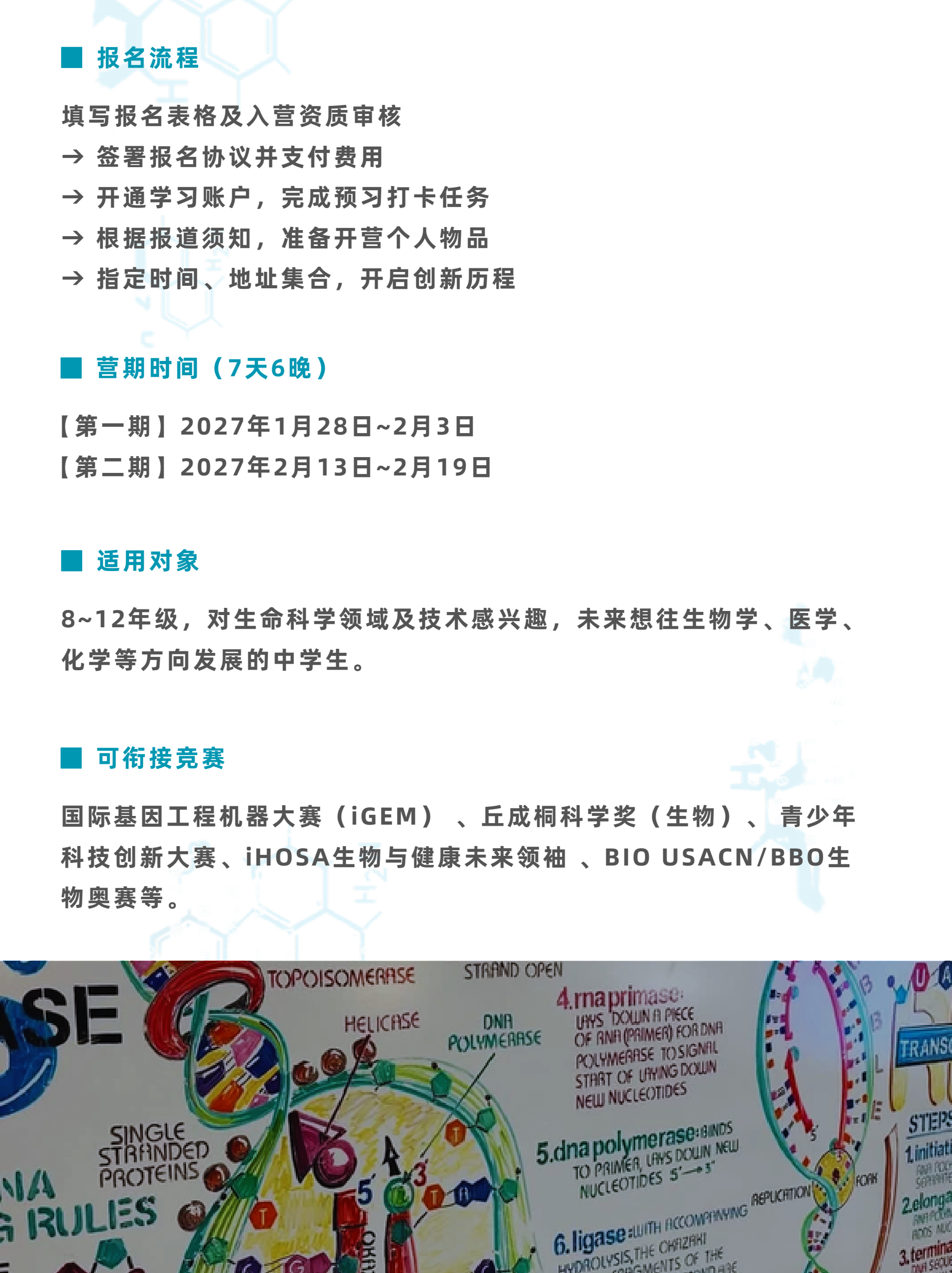 中学生分子克隆与基因工程前沿实验冬令营