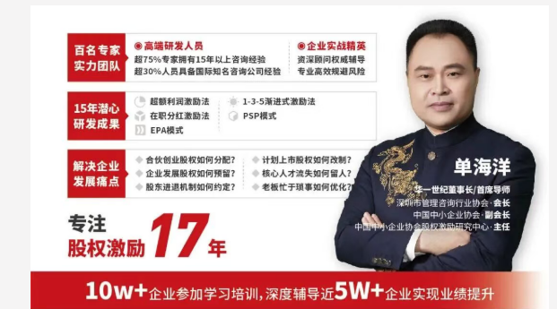 华一世纪五富临门·股权战略与激励系统班(单海洋-程浩南)