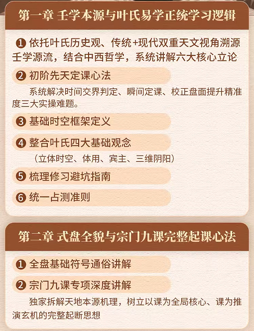 叶飘然大六壬真传实战一阶段高级课程